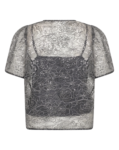 Leveté Room - LR - Karolina 2 Bluse - Black Oyster Combi